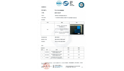 檢測報告